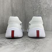 Bagsaaa Prada America's Cup Soft rubber and bike fabric sneakers white - 4