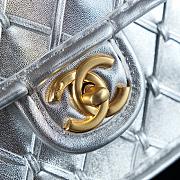 Bagsaaa Bagsaaa Chanel Mini Flap Bag AS4797 Silver - 19cm - 4