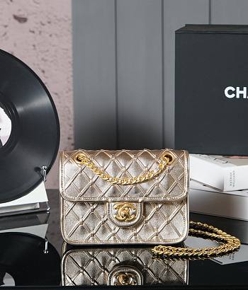 Bagsaaa Chanel Mini Flap Bag AS4797 Gold - 19cm