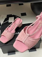 Bagsaaa Chanel Sandals G46329 Pink Suede - 4