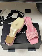 Bagsaaa Chanel Sandals G46329 Pink Suede - 3