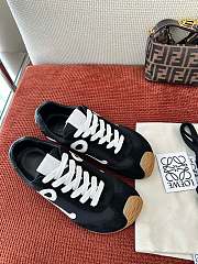 Bagsaaa Loewe Ballet Runner 2.0 in nylon and calfskin Black - 3