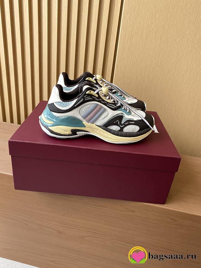 Bagsaaa Gucci 2.0 trainer Grey mesh and leather - 1