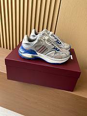 Bagsaaa Gucci 2.0 trainer Blue mesh and leather - 1