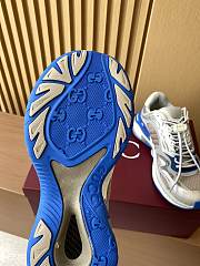 Bagsaaa Gucci 2.0 trainer Blue mesh and leather - 3