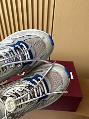 Bagsaaa Gucci 2.0 trainer Blue mesh and leather - 2