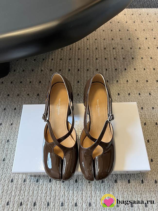 Bagsaaa Maison Margiela Split Toe Heels Brown - 1