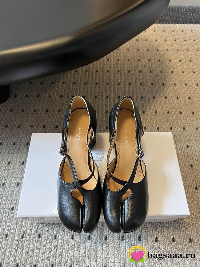 Bagsaaa Maison Margiela Split Toe Heels Black - 1