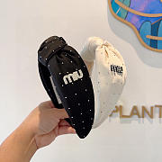 Bagsaaa Miu Miu Headband - 1