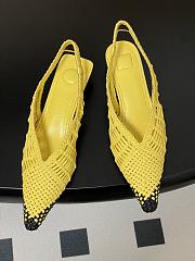 Bagsaaa Jacquemus Cubisto Banane 35 leather slingback pumps - 2