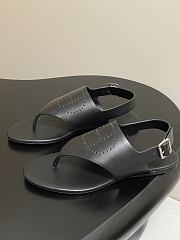 Bagsaaa Hermes Cutout H Sandals Black - 2