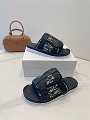 Bagsaaa Dior Alpha Sandal Beige and Black Dior Oblique Jacquard - 2