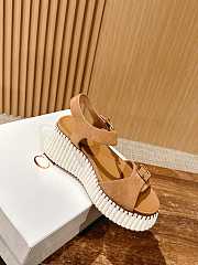 Bagsaaa Chloe Nama wedge sandal Dune Brown - 3