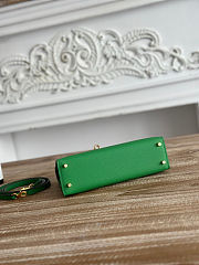 Bagsaaa Hermes Mini Kelly Green epsom & Gold hardware - 19cm - 4