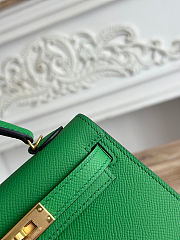 Bagsaaa Hermes Mini Kelly Green epsom & Gold hardware - 19cm - 3