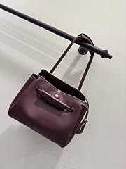 Bagsaaa Loewe Medium Madrid bag in supple calfskin burgundy - 29cm - 4
