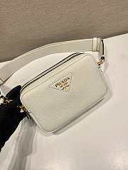 Bagsaaa Prada Small leather shoulder bag 1BH082 white - 22cm - 4