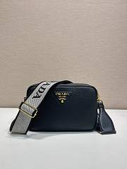 Bagsaaa Prada Small leather shoulder bag 1BH082 black - 22cm - 1