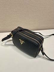 Bagsaaa Prada Small leather shoulder bag 1BH082 black - 22cm - 4