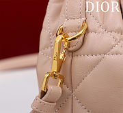 Bagsaaa Dior Caro Nano Bucket Bag Pink Macrocannage Lambskin - 15cm - 2
