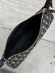 Bagsaaa Dior 30 Montaigne Wanderlust Mini Bag Blue Dior Oblique Jacquard and Smooth Calfskin - 26cm - 2