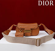 Bagsaaa Dior Small Streetchic Bag Brown Vintage Smooth Calfskin - 24cm - 1