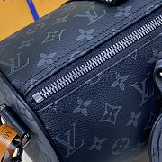 Bagsaaa LV M46655 Keepall Bandoulière 35 Monogram Eclipse coated canvas - 34cm - 4