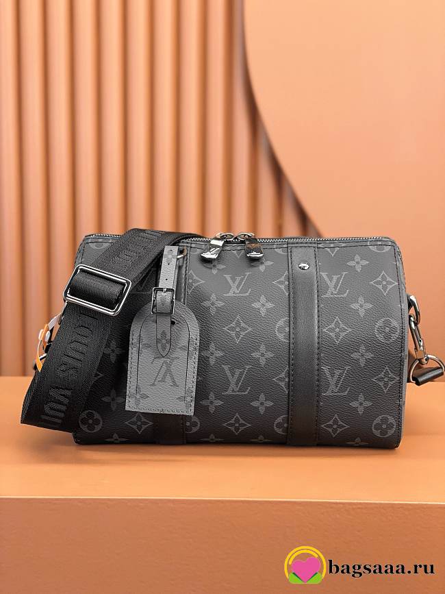 Bagsaaa LV M45936 City Keepall Monogram Eclipse - 27cm - 1