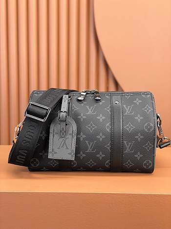 Bagsaaa LV M45936 City Keepall Monogram Eclipse - 27cm