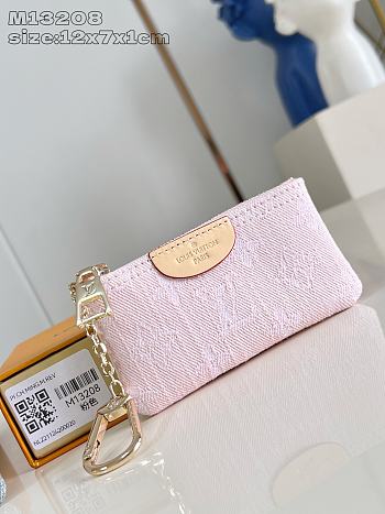 Bagsaaa LV M13208 Key Pouch Washed Pink - 12cm