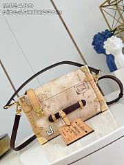 Bagsaaa LV M12480 Side Trunk MM Beige - 23.5cm - 1