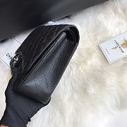 Bagsaaa Chanel Maxi Classic Handbag Black Grained Calfskin A58601 - 33cm - 2