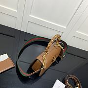 Bagsaaa Gucci Bamboo 1947 small bag brown - 21cm - 3