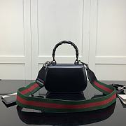 Bagsaaa Gucci Bamboo 1947 small bag black - 21cm - 4
