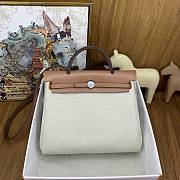 Bagsaaa Hermes Herbag Beige & Brown - 31cm - 1