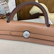 Bagsaaa Hermes Herbag Beige & Brown - 31cm - 3