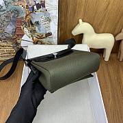 Bagsaa Hermes Mini Herbag Green & Black - 20cm - 2