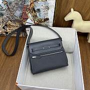 Bagsaa Hermes Mini Herbag Black - 20cm - 4