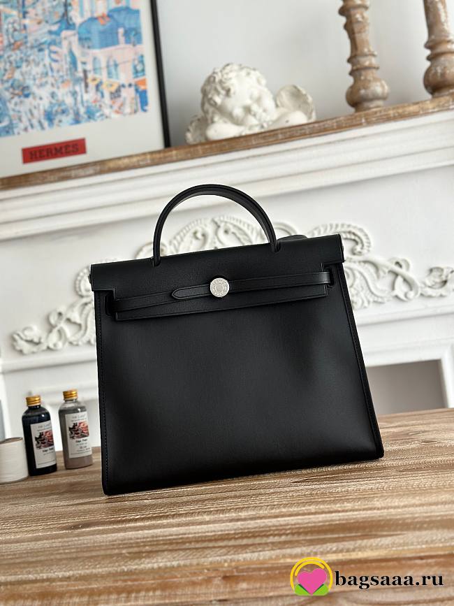 Bagsaaa Hermes Herbag Black - 31cm - 1