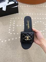 Bagsaaa Chanel Turnlock Sandals Black - 4