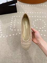 Bagsaaa Chanel Ballet flats Beige Raffia - 3