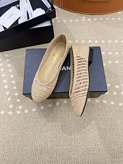 Bagsaaa Chanel Ballet flats Beige Raffia - 2