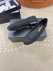 Bagsaaa Chanel Ballet flats G46352 Black Raffia - 2