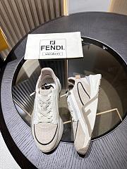 Bagsaaa Fendi Flow Suede Beige Low Top Sneakers - 3