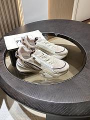 Bagsaaa Fendi Flow Suede Beige Low Top Sneakers - 2
