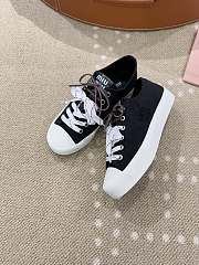 Bagsaaa Miu Miu Washed denim sneakers black - 2