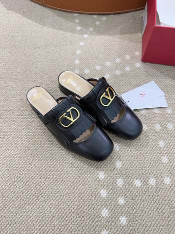 Bagsaaa Valentino Garavani VLogo Signature mules black