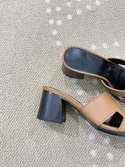 Bagsaaa Hermes Helia 60 sandal brown - 2