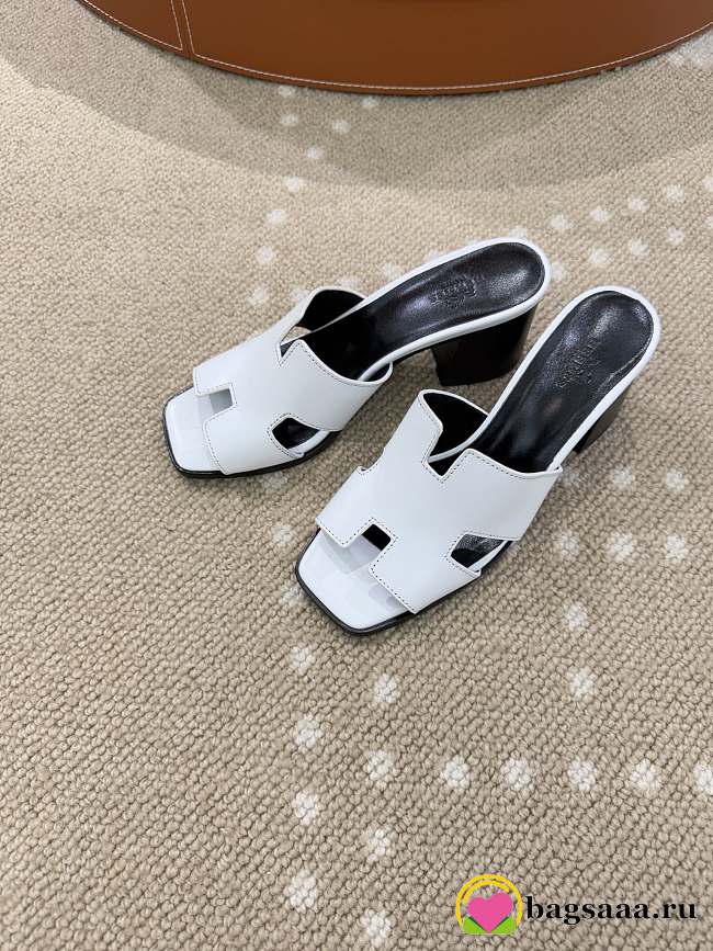 Bagsaaa Hermes Helia 60 sandal white - 1