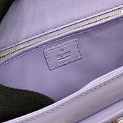 Bagsaaa Gucci Bamboo Diva medium bag 827750 lilac shiny - 27cm - 3